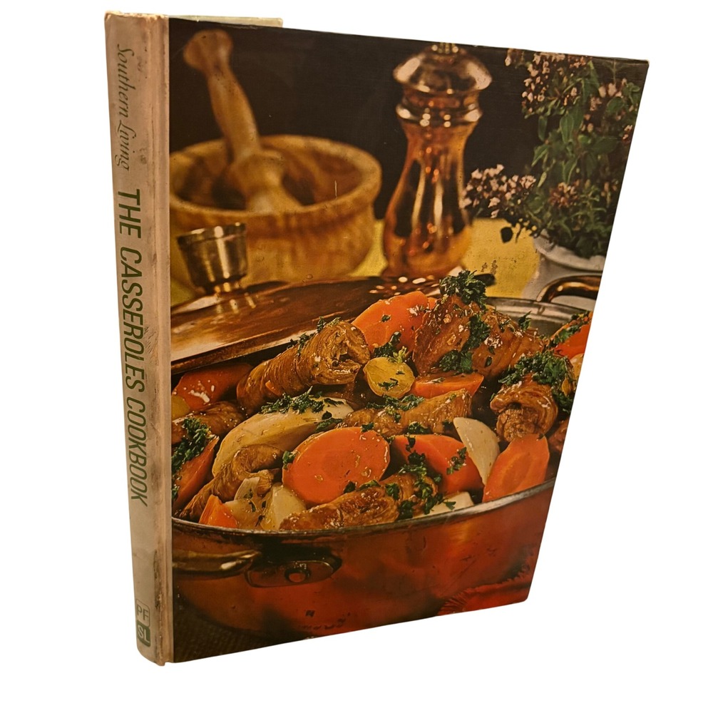 Vtg 1971 Southern Living Casseroles Cookbook Retro Mid Century Kitchen Kitsch